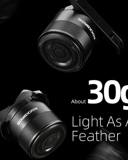 ROCKBROS Bicycle Rear Light USB Charging Safety Warning Cycling Light Colorful Bicycle Tail Light Bike Light Bike Accessories