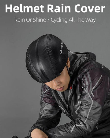 ROCKBROS Cycling Bike Helmets Rain Covers Windproof Waterproof Dust-proof Rain Cover MTB Road Bike Bicycle Helmet Protect Cover