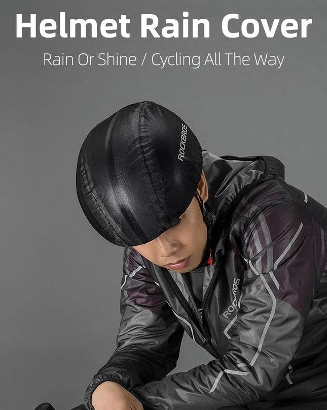 ROCKBROS Cycling Bike Helmets Rain Covers Windproof Waterproof Dust-proof Rain Cover MTB Road Bike Bicycle Helmet Protect Cover