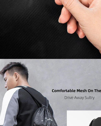ROCKBROS Men Women Gym Bag Drawstring High Capacity Backpack Outdoor Sports Training Cycling Storage Bag Multipurpose Yoga Bag