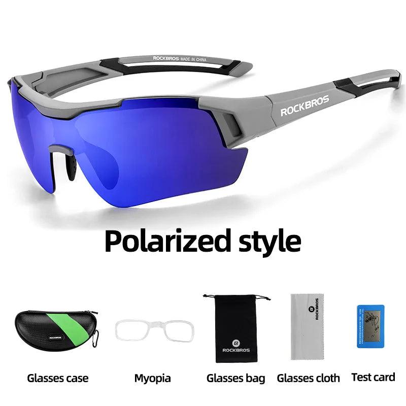 ROCKBROS Cycling Men's Glasses Polarized Cycling Glasses Sports MTB Bike Glasses Women Outdoor Sunglasses Cycling Eyewear Goggle