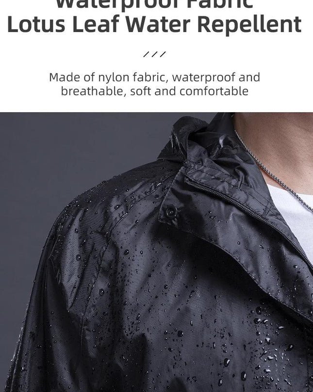 ROCKBROS Cycling Waterproof Jacket Men Breathable Reflective Hooded Raincoat Waterproof  Outdoor Sport Windbreaker European Size