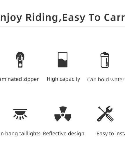 ROCKBROS 1.5L Bicycle Bag Water Repellent Durable Reflective MTB Road Bike With Water Bottle Pocket Bike Bag Accessories