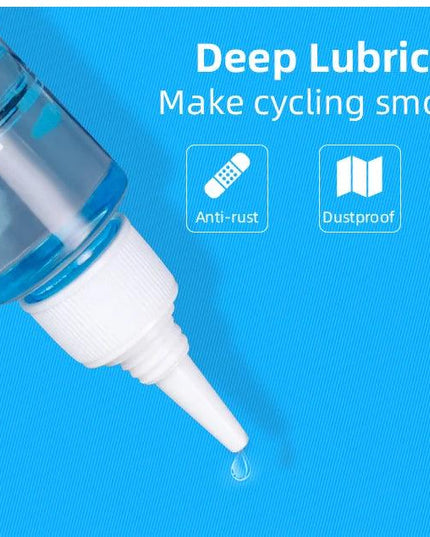 ROCKBROS Bicycle Lubricating Oil Antirust Mountain Bicycle Bearing Gear Dustproof Corrosion Resistance Bike Chain Oil Portable
