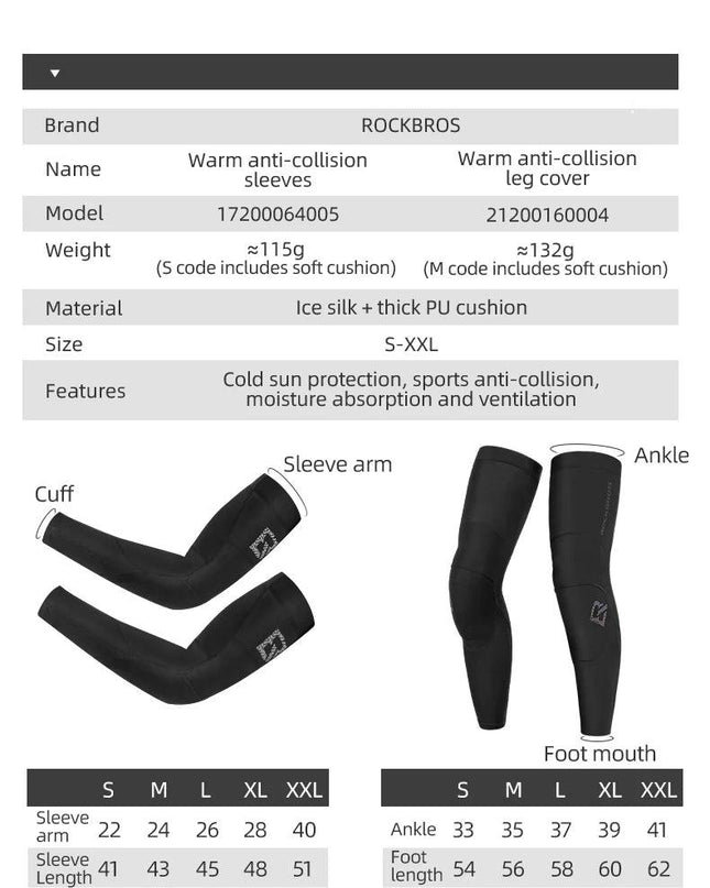 ROCKBROS Protective Motorbike Knee pad Motocross Motorcycle Knee Pads MX Protector Racing Guards Off-road Elbow Protection