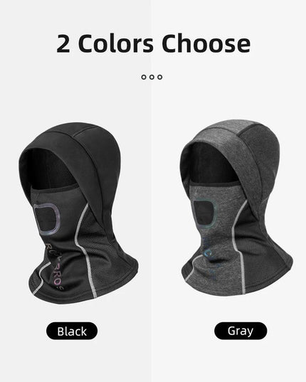 ROCKBROS Winter Cycling Mask Fleece Thermal Keep Warm Windproof Cycling Face Mask Balaclava Ski Mask Fishing Skiing Hat Headwear