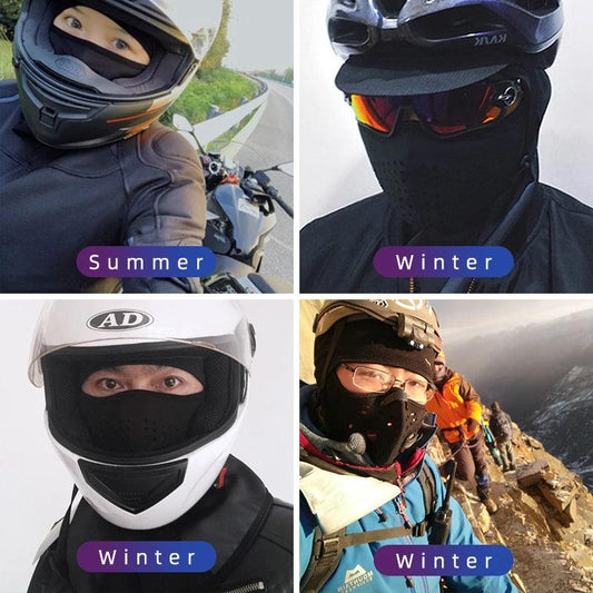 ROCKBROS Cyling Mask Winter Scarf Keep Warm Moto Mask Balaclava Fishing Skiing Mask Bicycle Scarf Motorcycle Scarf Bike Hat