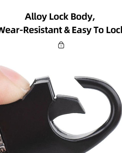 ROCKBROS Helmet Locks Mini Bicycle Lock Anti-theft bike Lock  Ultralight Flexible 90cm Password Lock Cycling Moto Helmet Lock