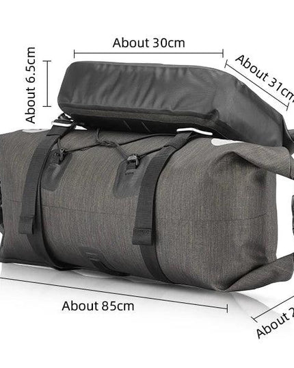 ROCKBROS Bicycle Bag Big Capacity Waterproof Front Tube Cycling Bag MTB Handlebar Bag Front Frame Trunk Pannier Bike Accessories