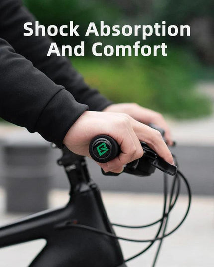 ROCKBROS Bicycle Grips MTB Silicone Sponge Handlebar Grips Anti-skid Shock-absorbing Soft Bike Grips Ultraight Cycling Handlebar