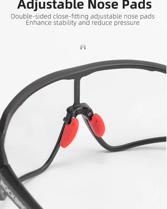 ROCKBROS Cycling Glasses Photochromic MTB Road Bike Glasses UV400 Protection Sunglasses Ultra-light Sport Safe Eyewear Equipment