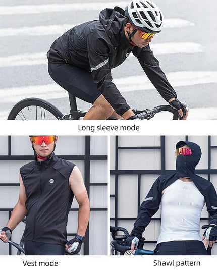 ROCKBROS Cycling Jacket Bicycle Men Jersey Breathable Clothing MTB Women Windproof Reflective Quick Dry Coat Sports Equipment