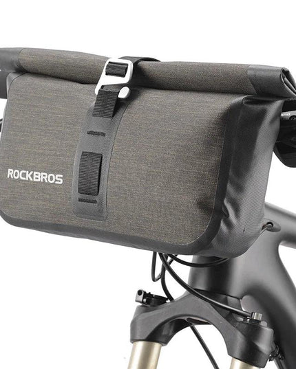 ROCKBROS 5-6L Bicycle Bag Waterproof Front Reflectice Tube Bike Bag MTB Large Capacity Handlebar Bag Front Frame Trunk Pannier