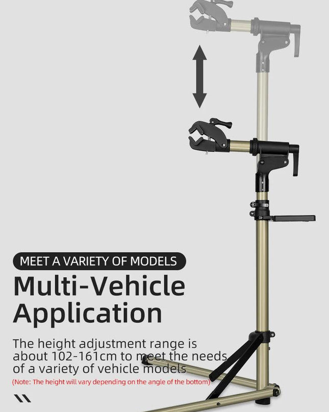 ROCKBROS Bike Repair Stand MTB Road Bicycle Maintenance Rack With Tool Tray Adjustable Foldable Storage Display Bike Work Stand