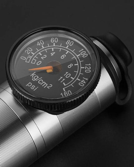 ROCKBROS Bike Pump High Pressure Aluminium Alloy CNC Dustproof Barometer AV/FV Ultralight Portable Inflater Bicycle Accessories