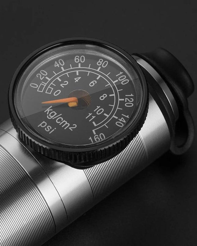 ROCKBROS Bike Pump High Pressure Aluminium Alloy CNC Dustproof Barometer AV/FV Ultralight Portable Inflater Bicycle Accessories