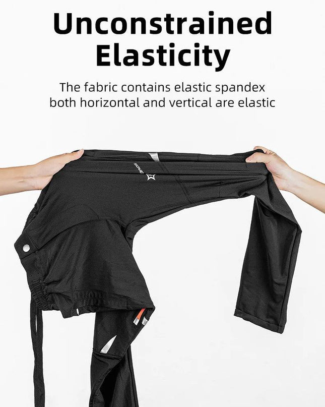 ROCKBROS Light Comfortable Cycling Pants Men Women Spring Summer Breathable Hight Elasticity Sports Pants Reflective Trousers
