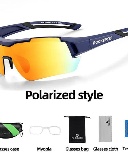 ROCKBROS Cycling Men's Glasses Polarized Cycling Glasses Sports MTB Bike Glasses Women Outdoor Sunglasses Cycling Eyewear Goggle