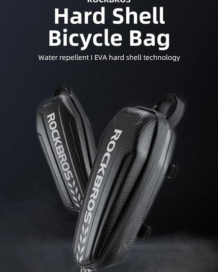ROCKBROS Hard Shell Front Frame Scooter Hanging Bag Waterproof MTB Road Bike Folding Bag Multifunctional Electric Bicycle Bag