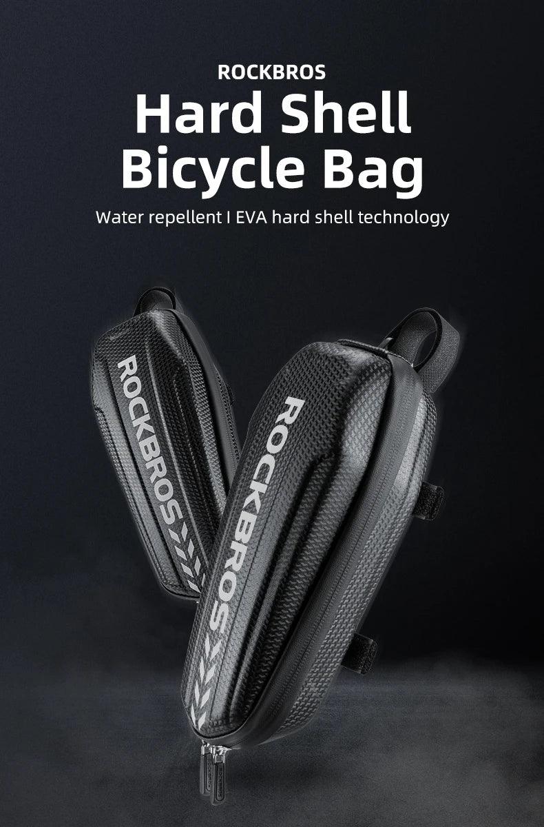 ROCKBROS Hard Shell Front Frame Scooter Hanging Bag Waterproof MTB Road Bike Folding Bag Multifunctional Electric Bicycle Bag