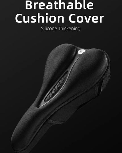 ROCKBROS Silicone Bicycle Saddle Hollow Breathable MTB Bike Seat Cushion Cover Mat Silica gel Saddle Cycling Accessories Part