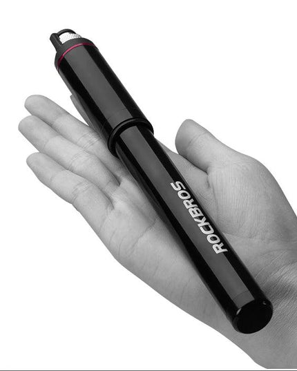 ROCKBROS Bike Bicycle Pump Aluminum Alloy 150PSI/260PSI High Pressure Mini Air Pump For Bike Cycling Tire Inflator MTB