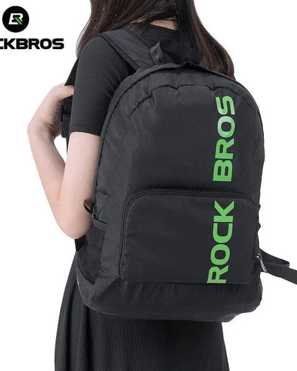 ROCKBROS Portable Sports Backpack Rainproof Foldable Bags Hiking Camping Cycling Bicycle Bike Bags Men Women Package Travel Bag