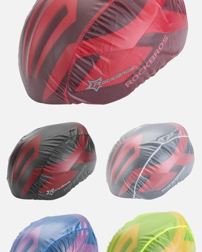 ROCKBROS Windproof  Waterproof Dust-proof Rain Cover MTB Road Bike Bicycle Helmet Cover Cycling Helmets Covers New, 4 Colors