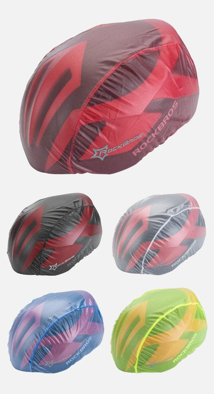 ROCKBROS Windproof  Waterproof Dust-proof Rain Cover MTB Road Bike Bicycle Helmet Cover Cycling Helmets Covers New, 4 Colors