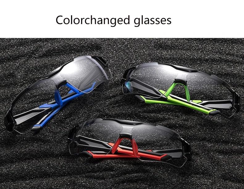 ROCKBROS Photochromic Cycling Sunglasses Bike Glasses Eyewear UV400 MTB Road Bicycle Goggles Women Men Outdoor Sports Fishing