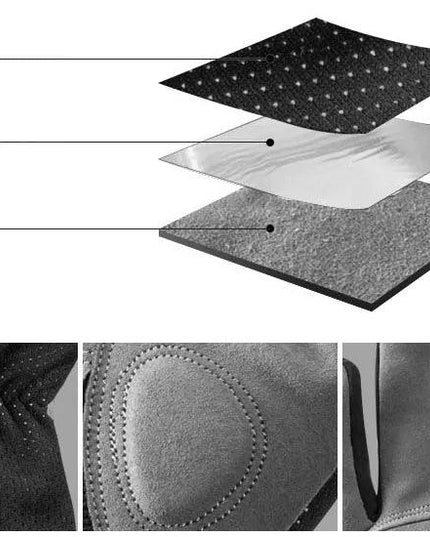 ROCKBROS Touch Screen Cycling Gloves Autumn Winter Thermal Windproof Bicycle Gloves Keep Warm Thick Sport Glove Bike Accessories