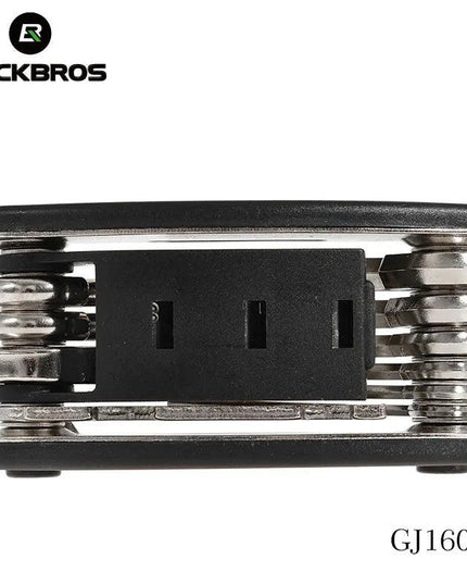 ROCKBROS 16 in 1 Bike Bicycle Multi Repair Tool Set Kit Hex Spoke Cycle Screwdriver Tool Wrench Mountain Cycle Tool Sets Black