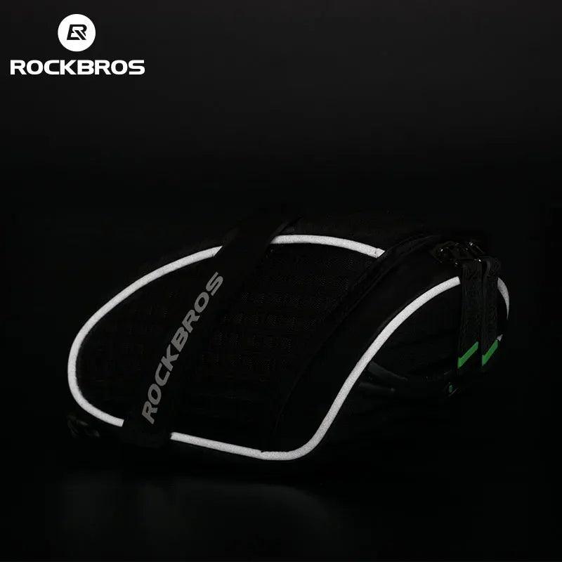 ROCKBROS Bike Bag 3D Shell Rainproof Saddle Bag Reflective Bicycle Bag Shockproof Cycling Rear Seatpost Bag MTB Bike Accessories