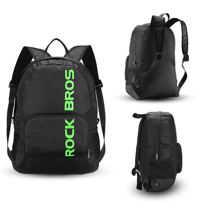 ROCKBROS Portable Sports Backpack Rainproof Foldable Bags Hiking Camping Cycling Bicycle Bike Bags Men Women Package Travel Bag