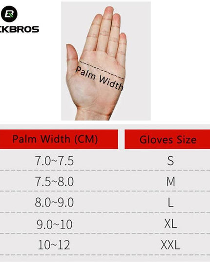 ROCKBROS Touch Screen Cycling Gloves Autumn Winter Thermal Windproof Bicycle Gloves Keep Warm Thick Sport Glove Bike Accessories