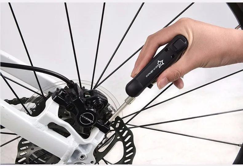 ROCKBROS 16 in 1 Bike Bicycle Multi Repair Tool Set Kit Hex Spoke Cycle Screwdriver Tool Wrench Mountain Cycle Tool Sets Black