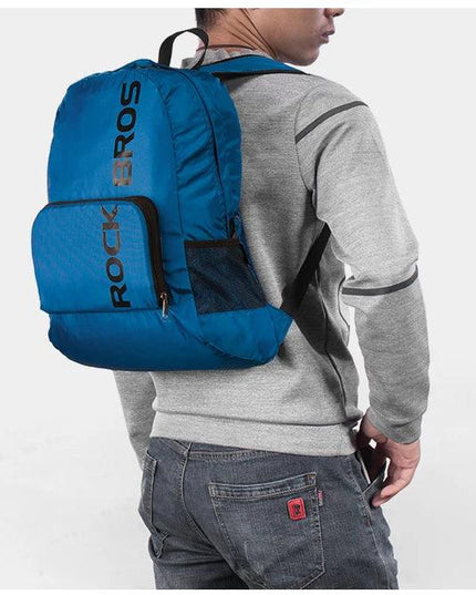 ROCKBROS Portable Sports Backpack Rainproof Foldable Bags Hiking Camping Cycling Bicycle Bike Bags Men Women Package Travel Bag
