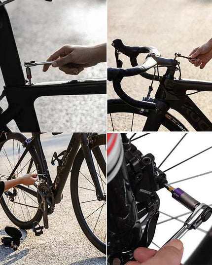 ROCKBROS Cycling Multifunctional Bike Bicycle Repair Tool Kits Torque Wrench Bike Screwdriver MTB Road Bike Tool Sets Equipment