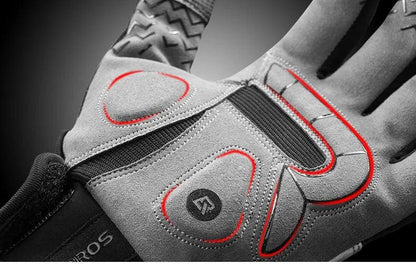 ROCKBROS Touch Screen Cycling Gloves Autumn Winter Thermal Windproof Bicycle Gloves Keep Warm Thick Sport Glove Bike Accessories