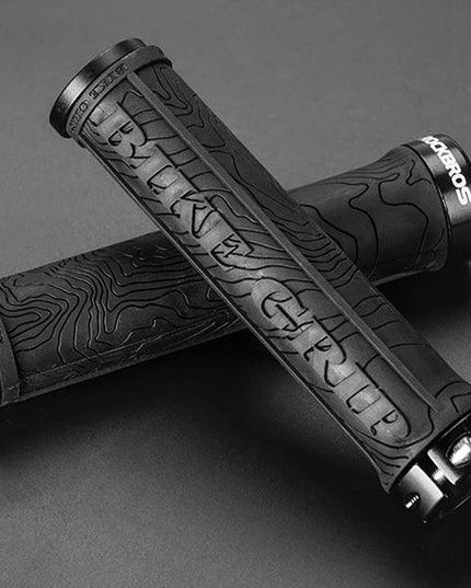 ROCKBROS TPR Rubber Bike Grips Bicycle Handlebar Mtb Grips Soft 3D Anti-skid Lock On Handle Bar Cycling Parts Bike Accessories