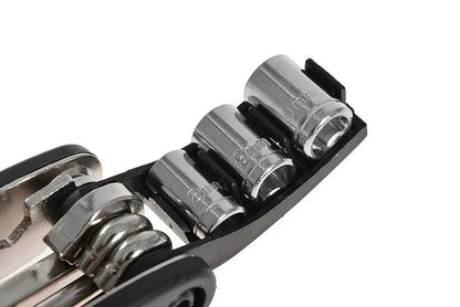 ROCKBROS 16 in 1 Bike Bicycle Multi Repair Tool Set Kit Hex Spoke Cycle Screwdriver Tool Wrench Mountain Cycle Tool Sets Black