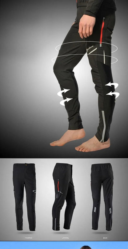 ROCKBROS Bike Cycling Pants Men Women Sport Breathable Summer Reflective Pants Riding  Bicycle Bike Fishing Fitness Trousers