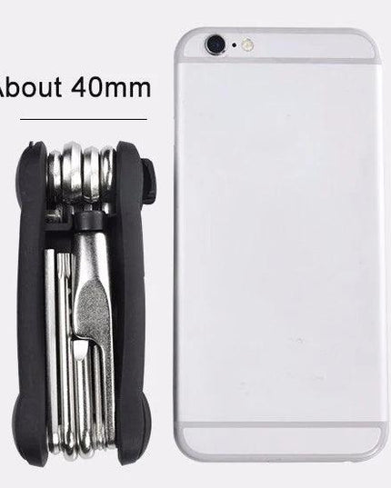ROCKBROS 16 in 1 Bike Bicycle Multi Repair Tool Set Kit Hex Spoke Cycle Screwdriver Tool Wrench Mountain Cycle Tool Sets Black