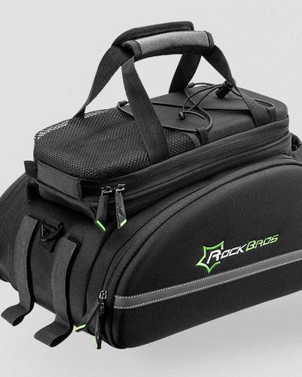 ROCKBROS Bicycle Carrier Bag MTB Bike Rack Bag Trunk Pannier Cycling Multifunctional Large Capacity Travel Bag With Rain Cover
