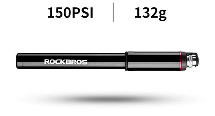 ROCKBROS Bike Bicycle Pump Aluminum Alloy 150PSI/260PSI High Pressure Mini Air Pump For Bike Cycling Tire Inflator MTB
