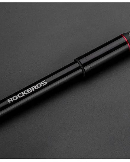 ROCKBROS Bike Bicycle Pump Aluminum Alloy 150PSI/260PSI High Pressure Mini Air Pump For Bike Cycling Tire Inflator MTB