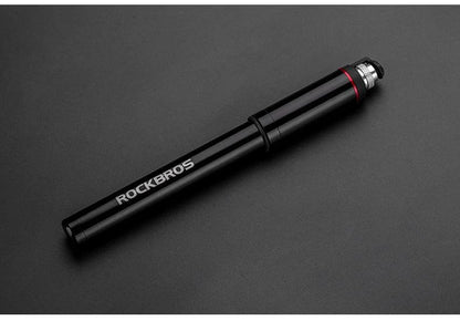 ROCKBROS Bike Bicycle Pump Aluminum Alloy 150PSI/260PSI High Pressure Mini Air Pump For Bike Cycling Tire Inflator MTB