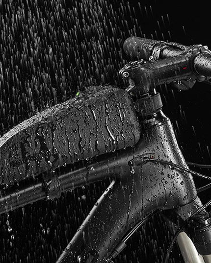 ROCKBROS Bicycle Bag Waterproof Cycling Top Front Tube Frame Bag Large Capacity MTB Road Bicycle Pannier Black Bike Accessories