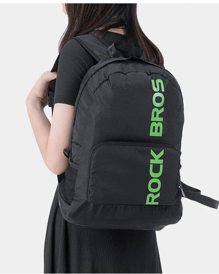 ROCKBROS Portable Sports Backpack Rainproof Foldable Bags Hiking Camping Cycling Bicycle Bike Bags Men Women Package Travel Bag