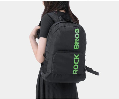 ROCKBROS Portable Sports Backpack Rainproof Foldable Bags Hiking Camping Cycling Bicycle Bike Bags Men Women Package Travel Bag